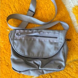 Lululemon all night festival Silver Crossbody Bag